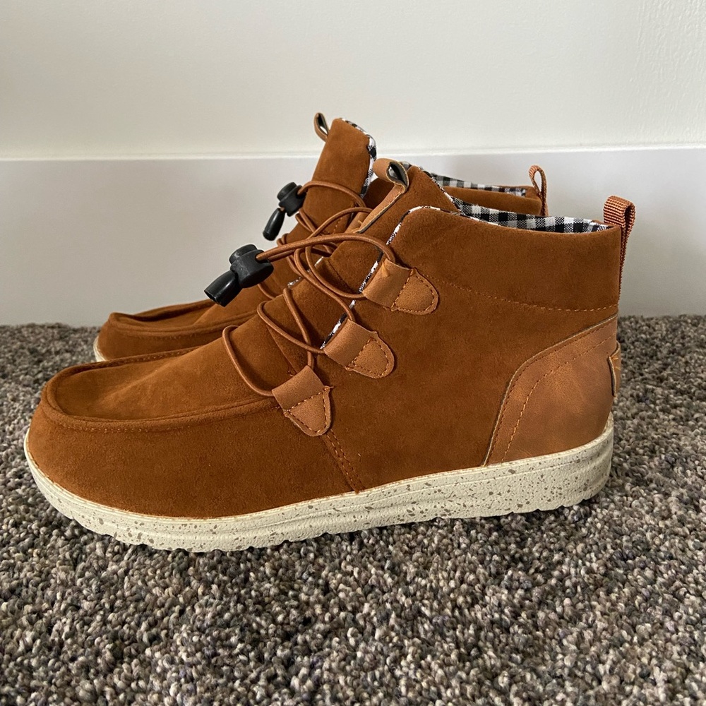 Tan Ankle Fashion Boots